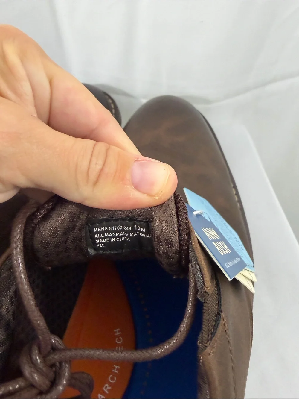 NWT Nunn Bush Men's Size 10 Brown Lace-Up Casual Dress Shoes